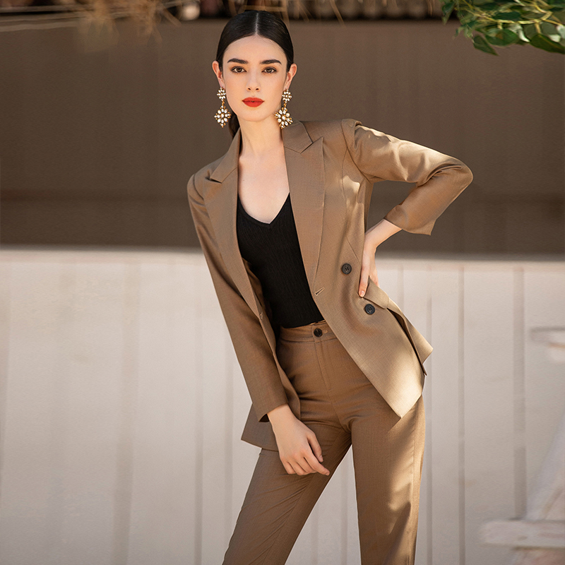 Women's Professional Suit Pants Three-piece Set