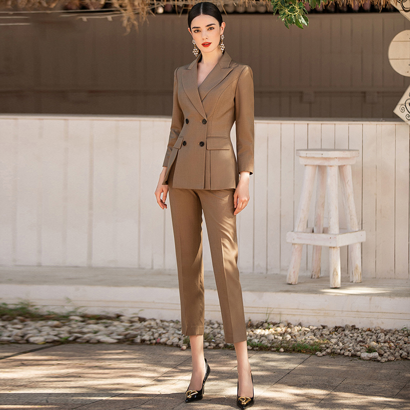 Women's Professional Suit Pants Three-piece Set