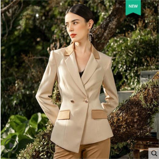 Temperament Women's Colored Professional Suit Set
