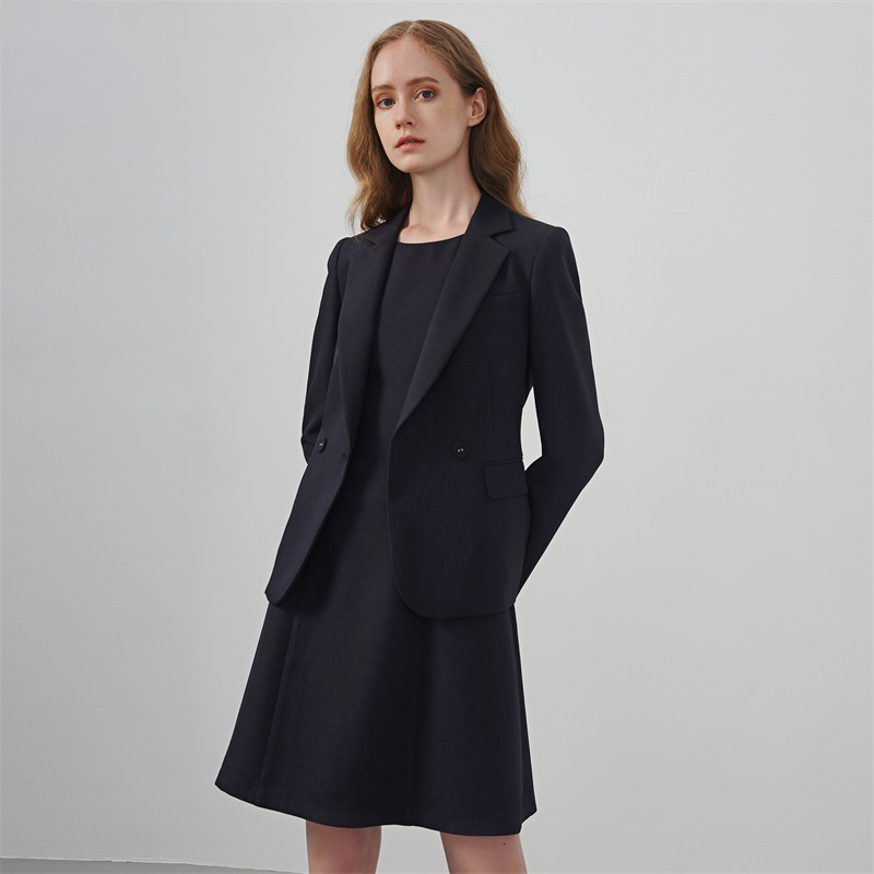 Women's Commuter Pocket Sleeveless Suit Dress