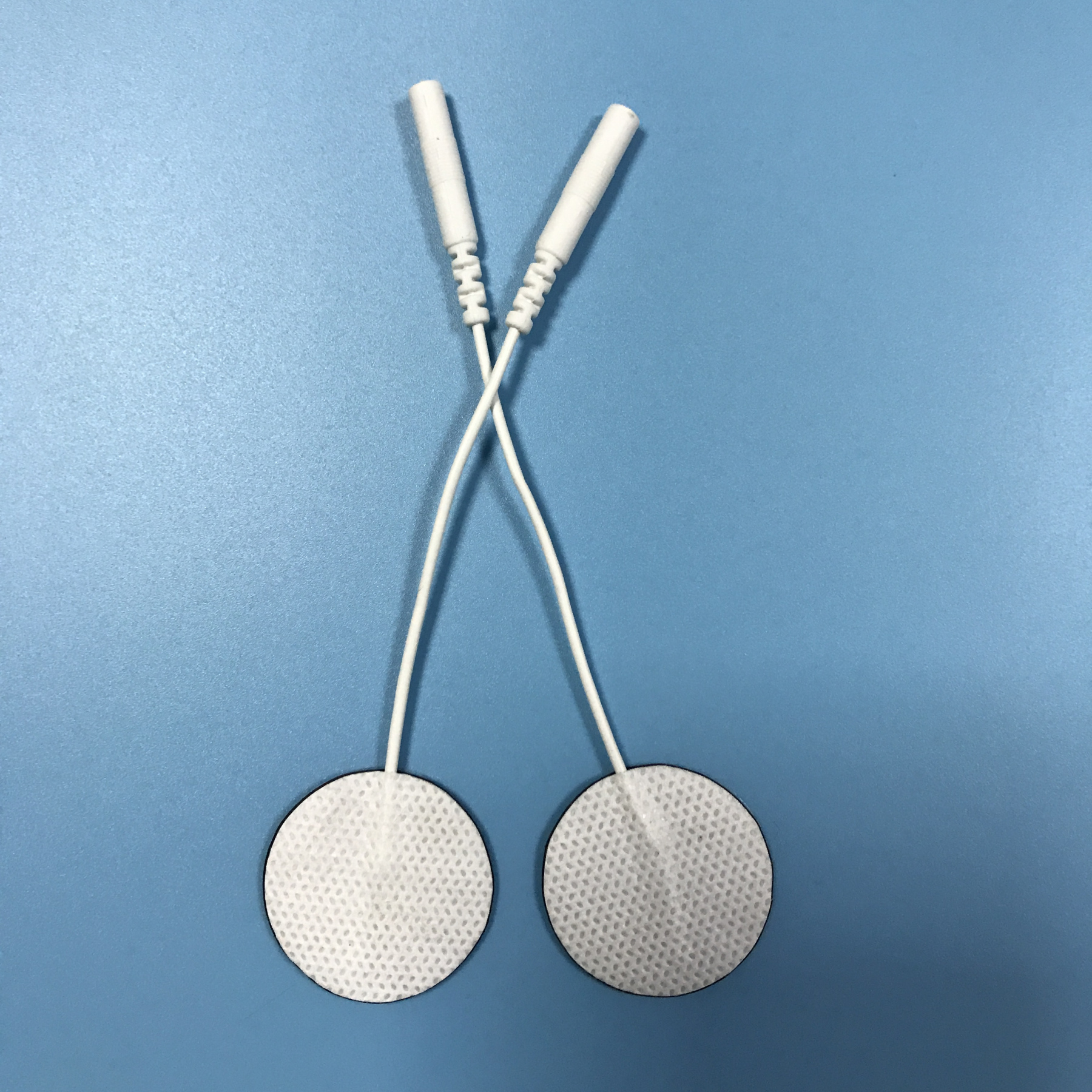 Wholesale 2.0/2.5mm tail fiber TENS, self-adhesive physical therapy, electrode pads for electrotherapy