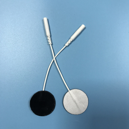 Wholesale 2.0/2.5mm tail fiber TENS, self-adhesive physical therapy, electrode pads for electrotherapy