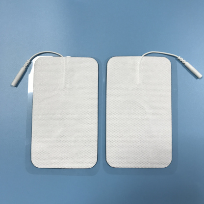 Wholesale 2.0/2.5mm tail fiber TENS, self-adhesive physical therapy, electrode pads for electrotherapy