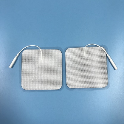 Wholesale 2.0/2.5mm tail fiber TENS, self-adhesive physical therapy, electrode pads for electrotherapy