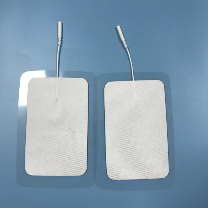 Wholesale 2.0/2.5mm tail fiber TENS, self-adhesive physical therapy, electrode pads for electrotherapy