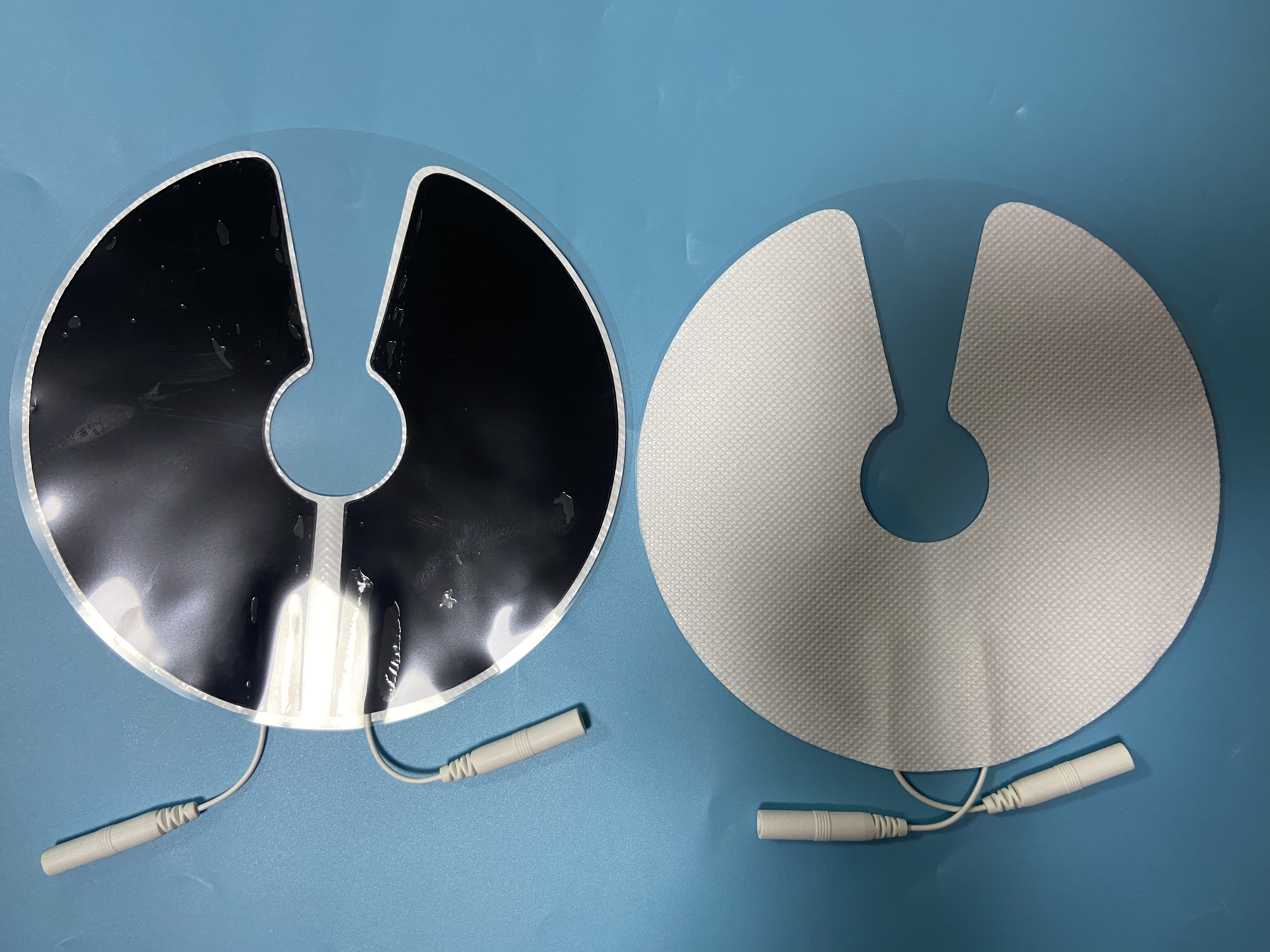 Wholesale 2.0/2.5mm tail fiber TENS, self-adhesive physical therapy, electrode pads for electrotherapy