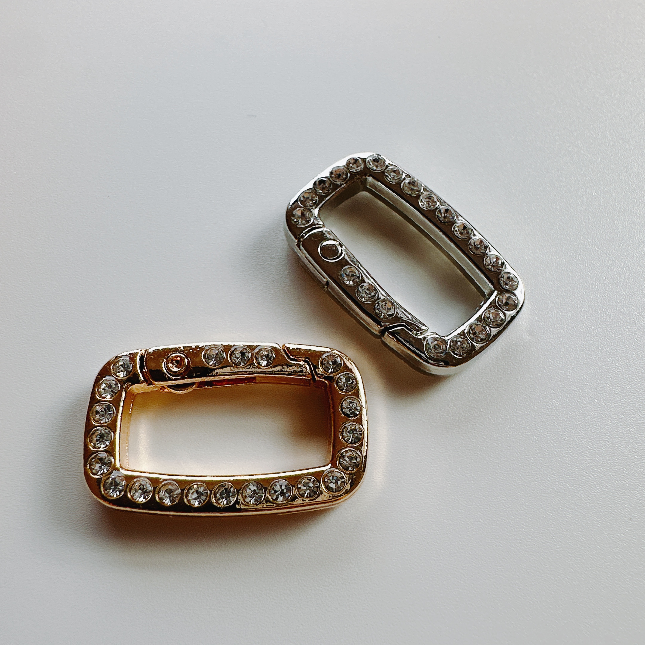 ラインストーン付き　キーリング　