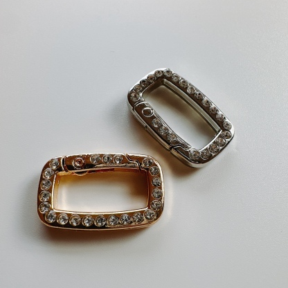 ラインストーン付き　キーリング　