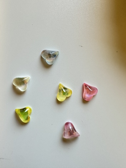 [ネイルパーツ]カラフルハート