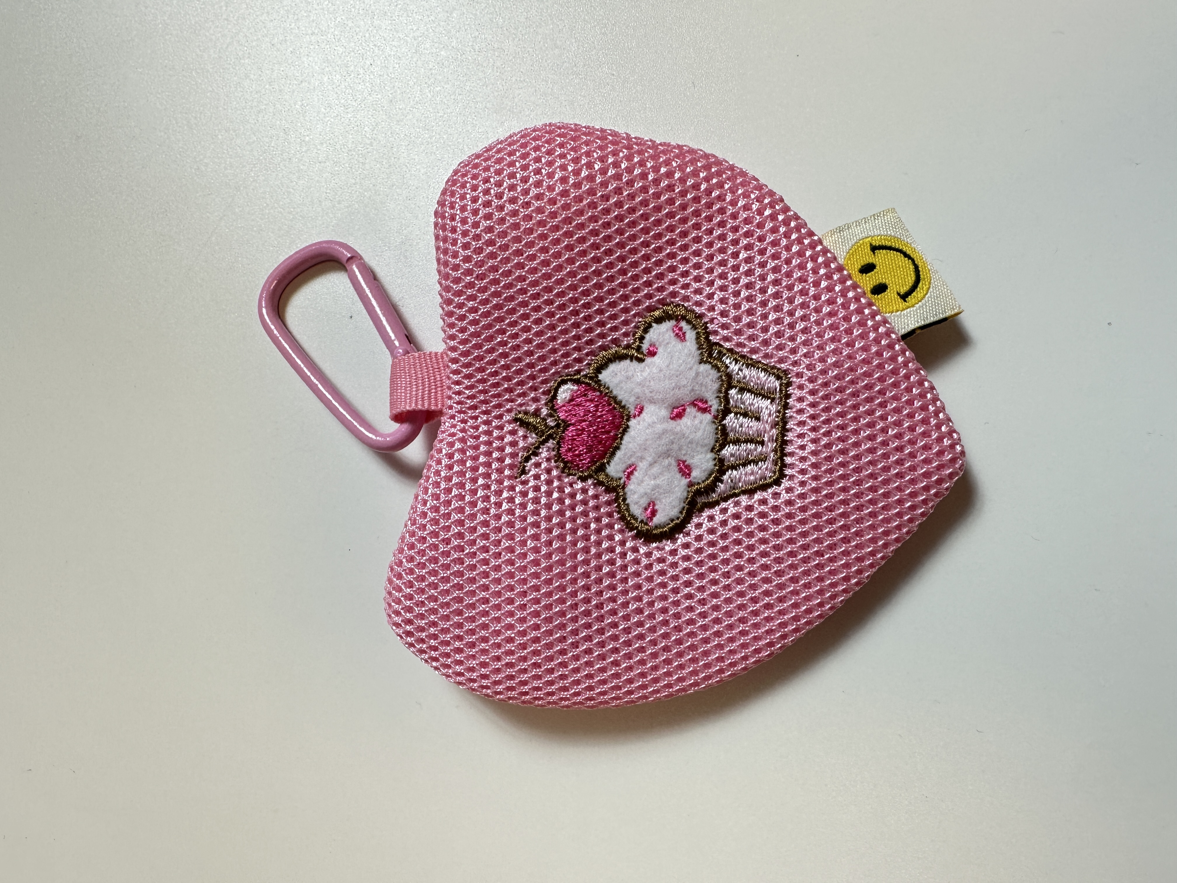 ハートケーキ柄ポーチ　キーホルダー