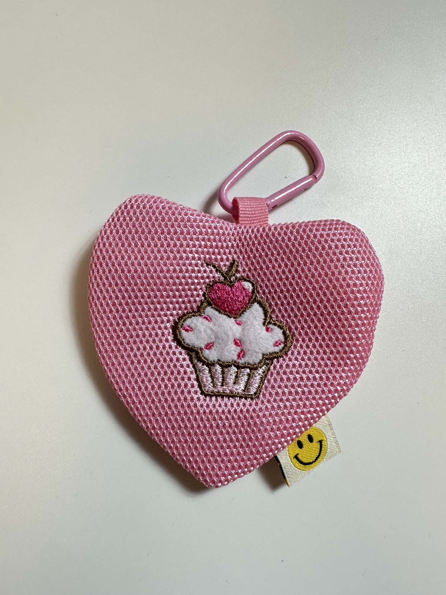 ハートケーキ柄ポーチ　キーホルダー