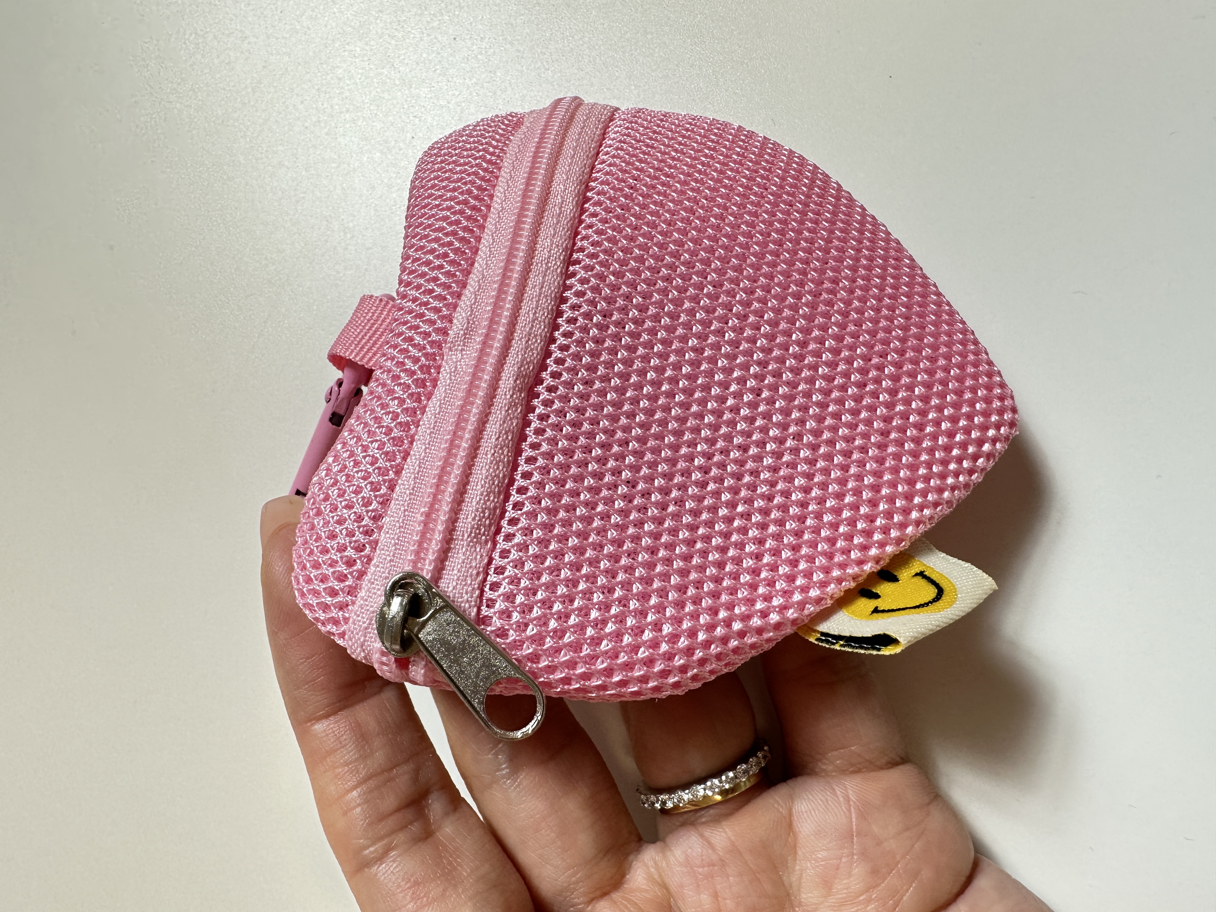 ハートケーキ柄ポーチ　キーホルダー