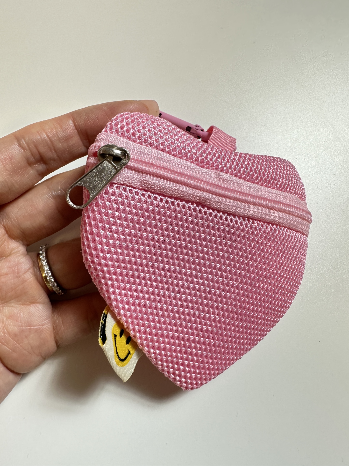 ハートケーキ柄ポーチ　キーホルダー