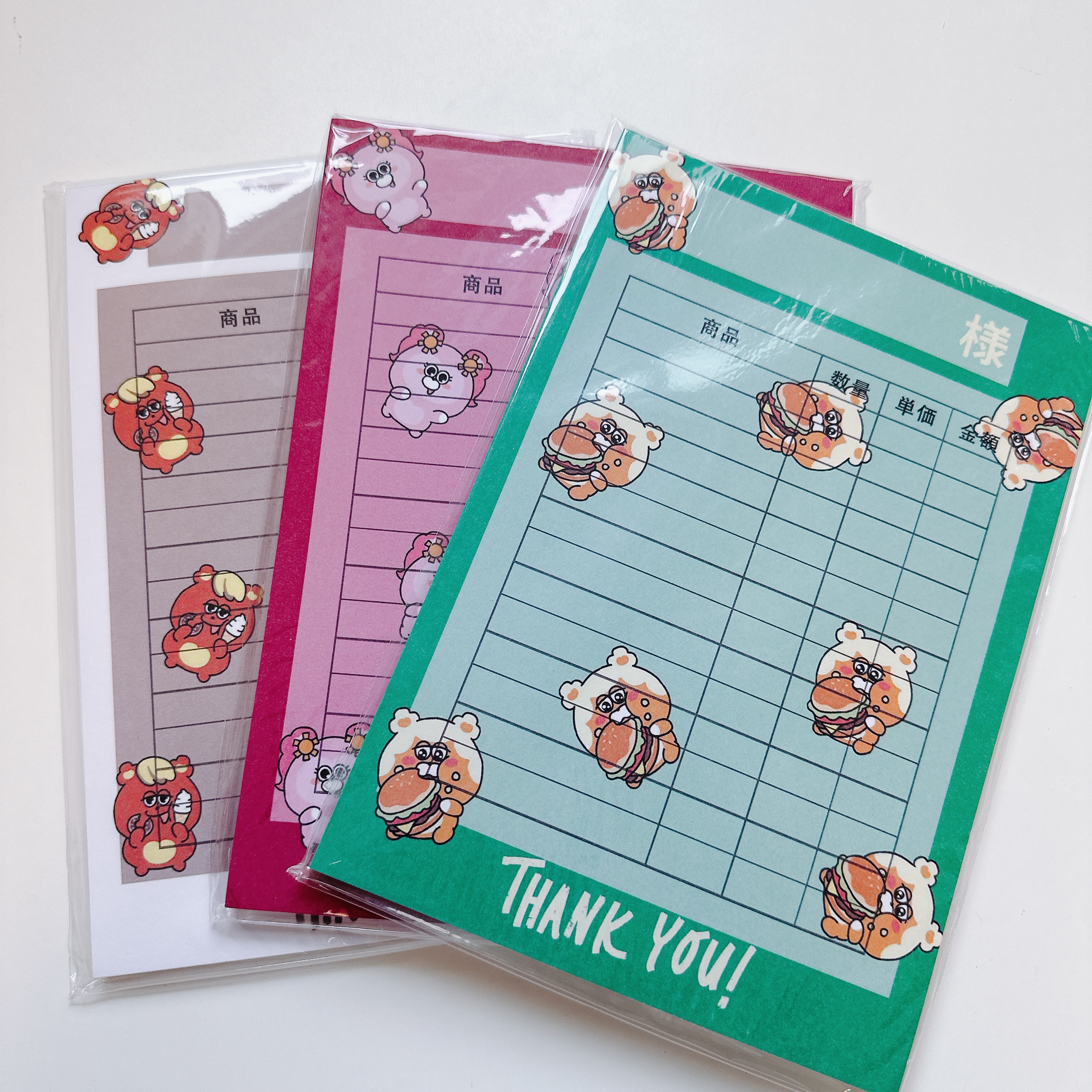 【オリジナル】パワデコキャラクター伝票