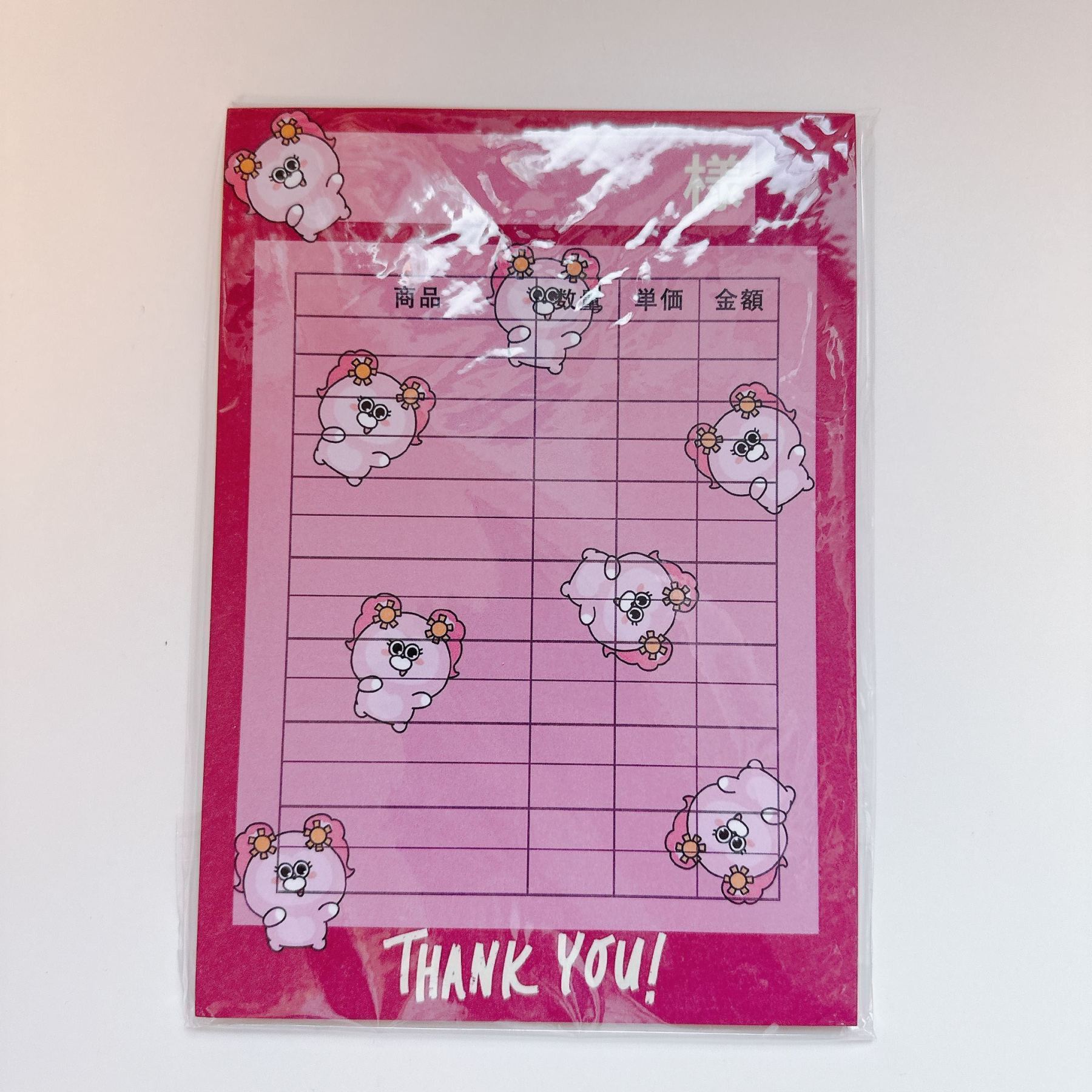 【オリジナル】パワデコキャラクター伝票