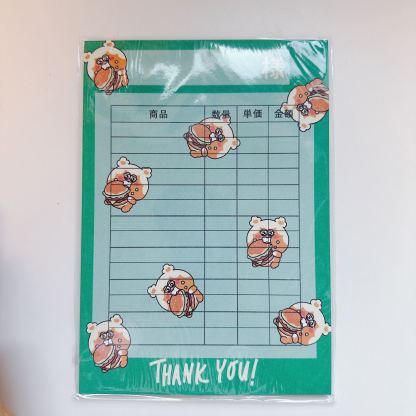 【オリジナル】パワデコキャラクター伝票