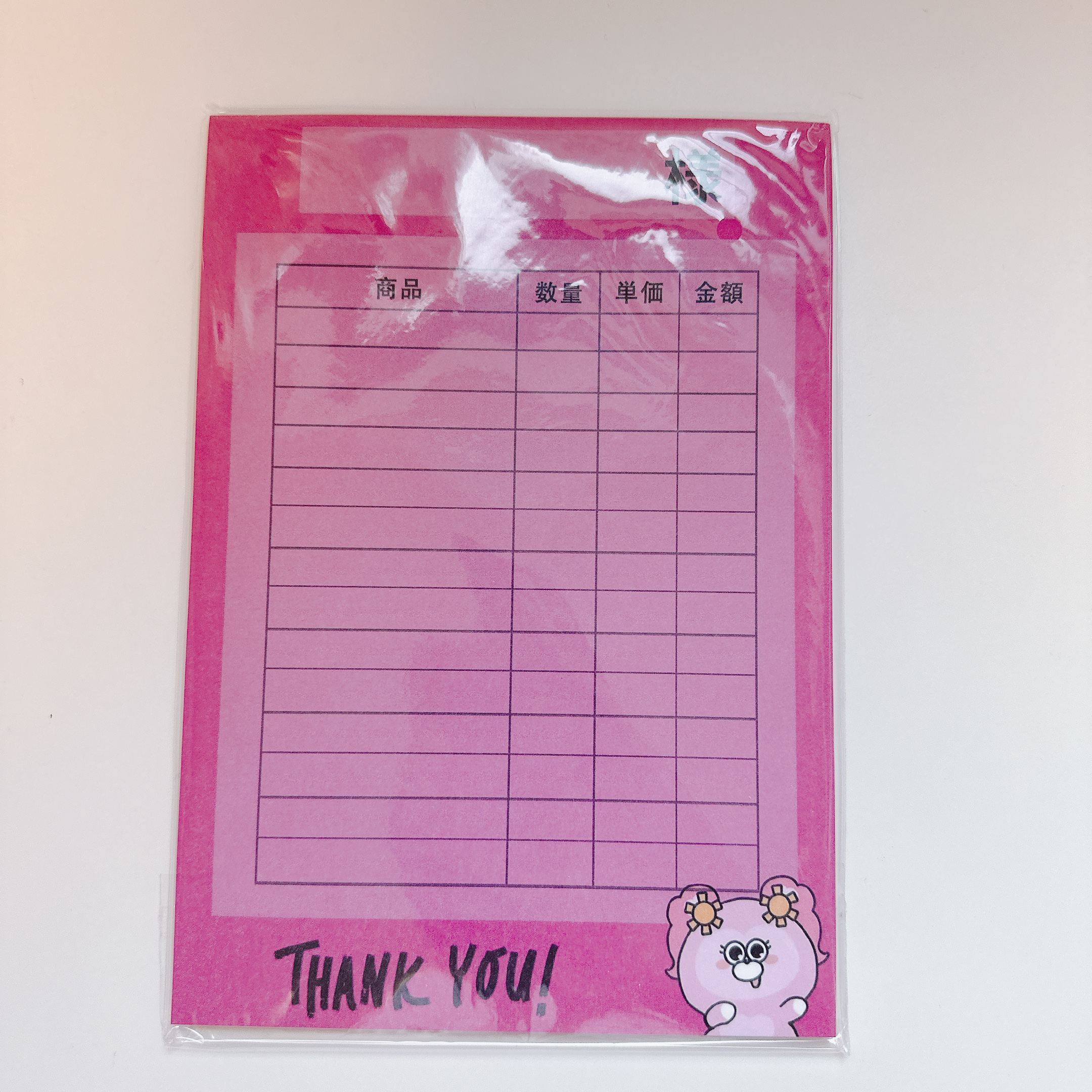 【オリジナル】パワデコキャラクター伝票