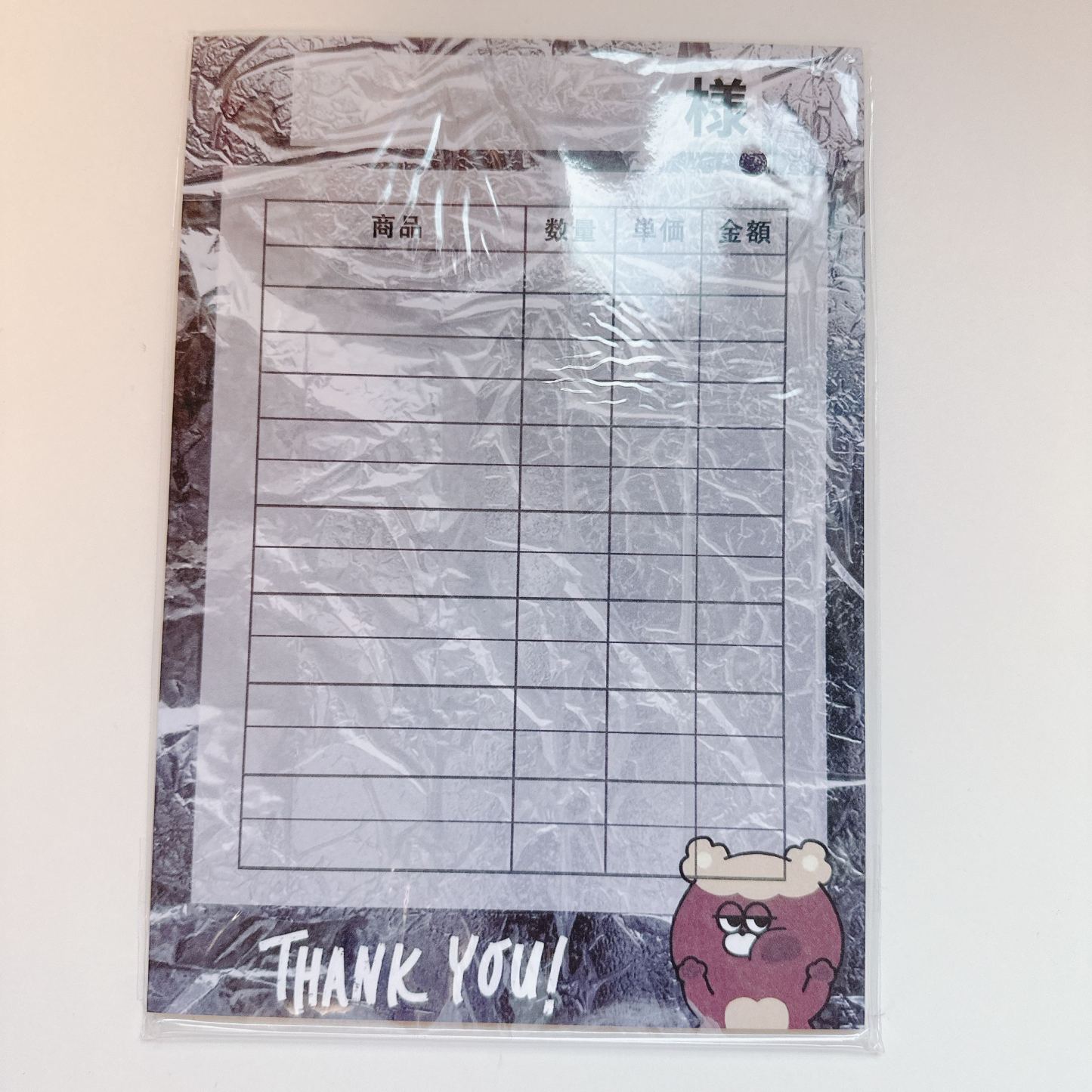 【オリジナル】パワデコキャラクター伝票