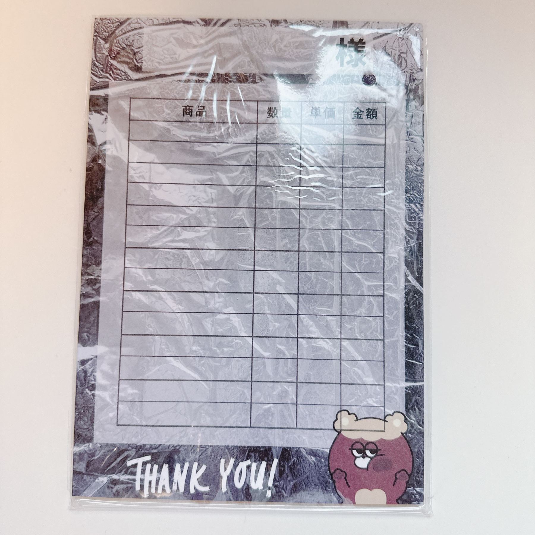 【オリジナル】パワデコキャラクター伝票