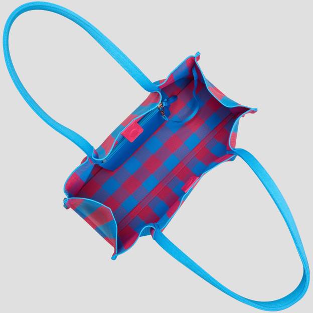 Checkered tote bag