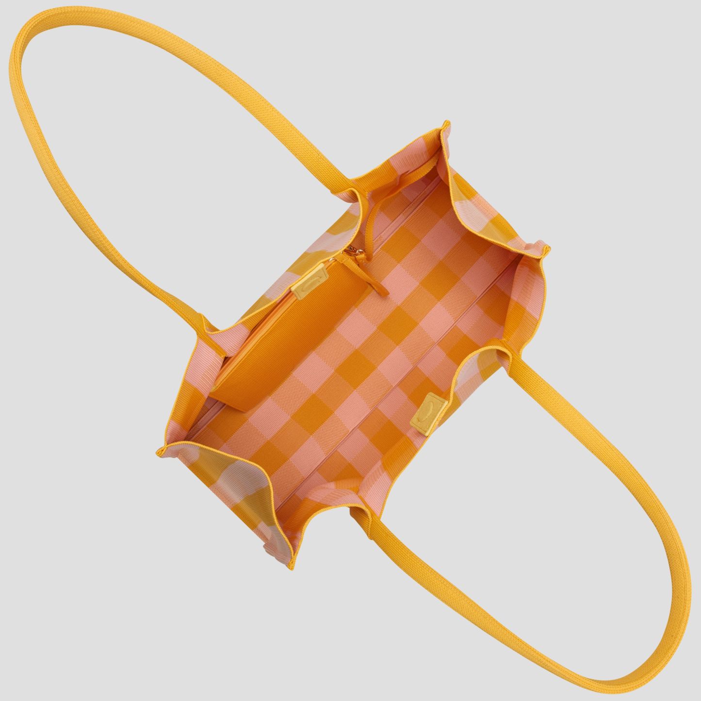 Checkered tote bag