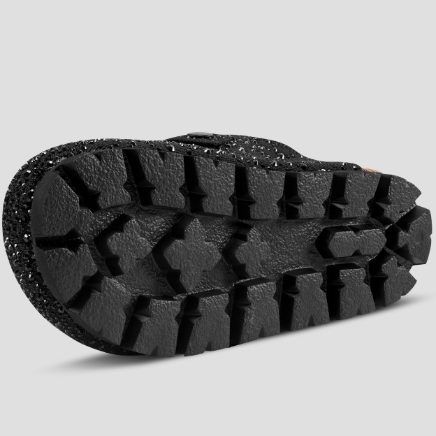 Round-Toe Crystal Mules(Sadie)