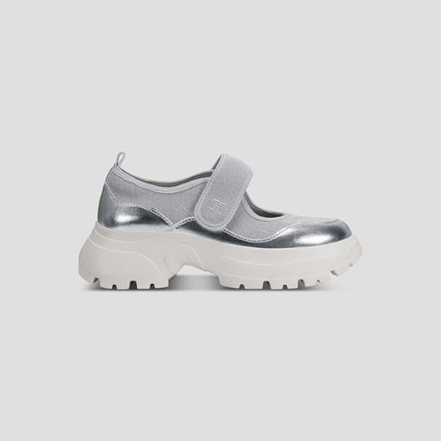  Round-Toe Chunky Heel Mary-Jane（Clara）