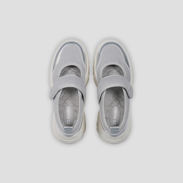  Round-Toe Chunky Heel Mary-Jane（Clara）