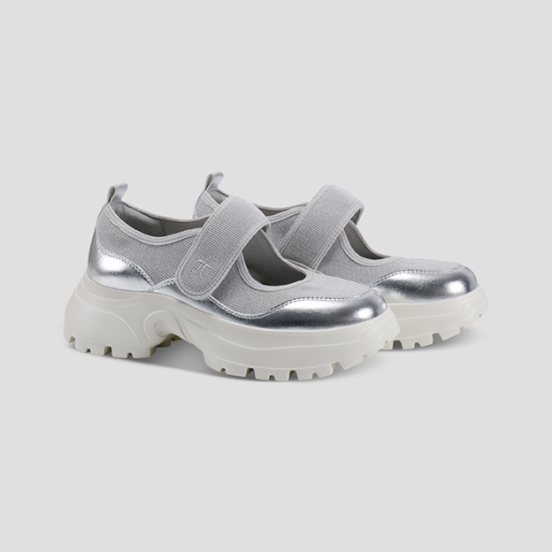  Round-Toe Chunky Heel Mary-Jane（Clara）