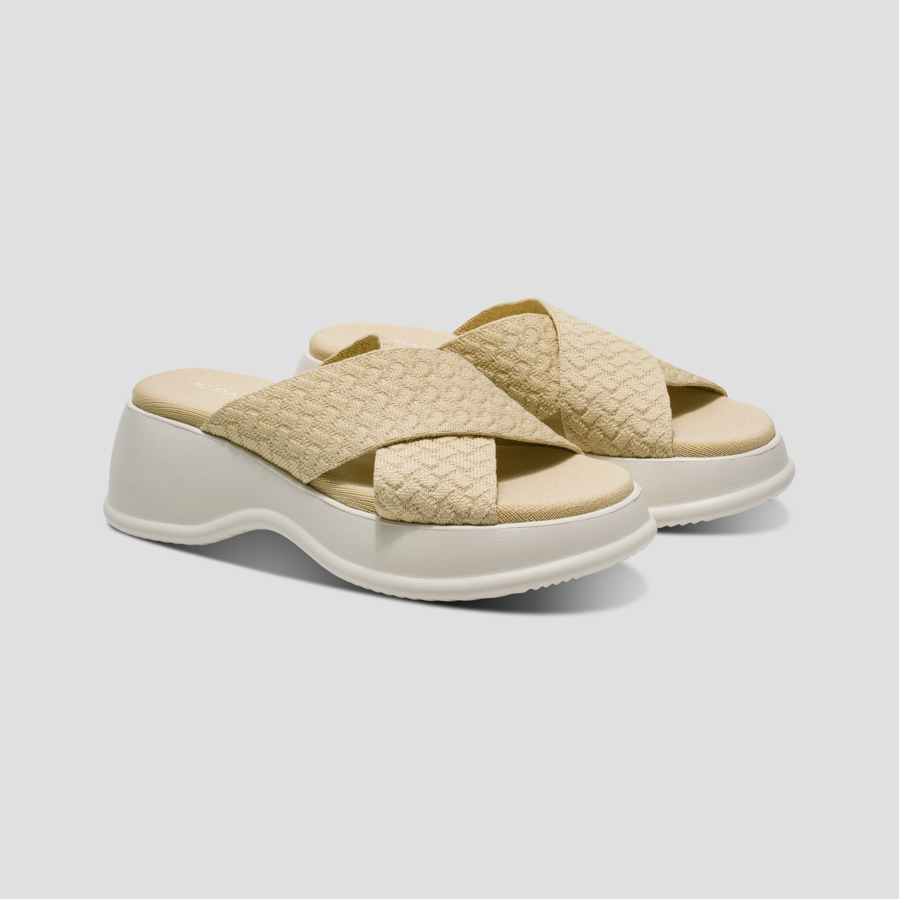 Cross-Strap Platform Sandals(Caitlin)