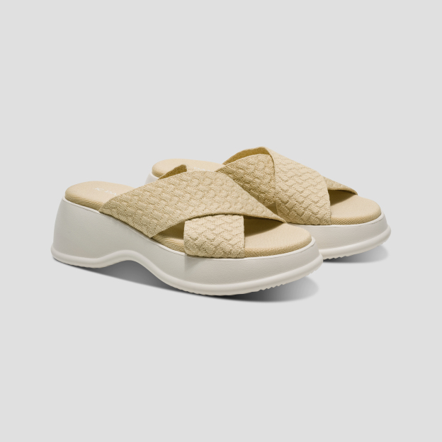 Cross-Strap Platform Sandals(Caitlin)