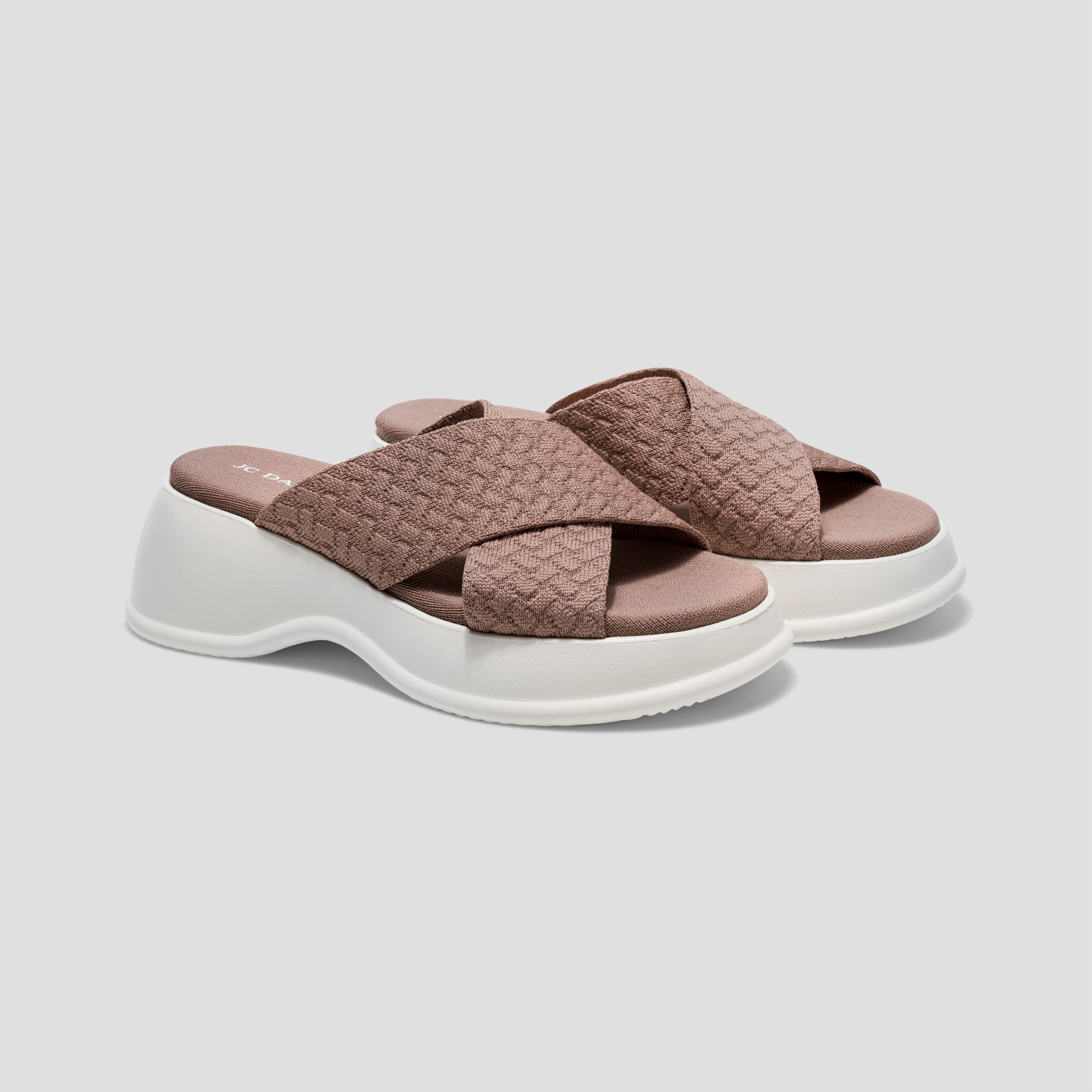 Cross-Strap Platform Sandals(Caitlin)