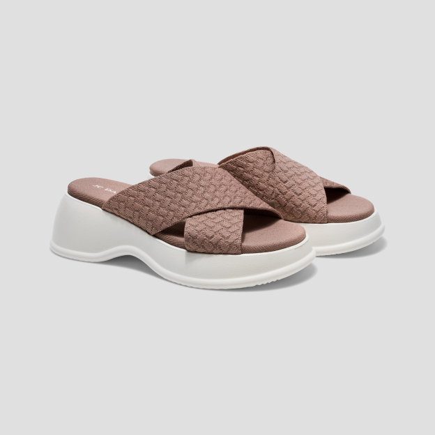 Cross-Strap Platform Sandals(Caitlin)