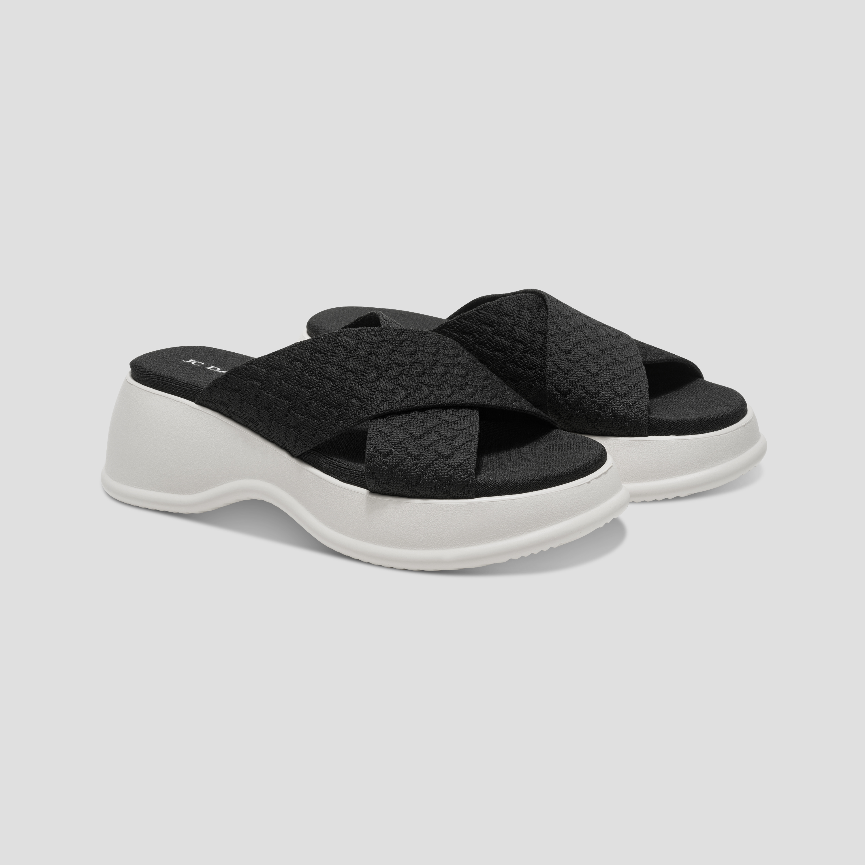 Cross-Strap Platform Sandals(Caitlin)