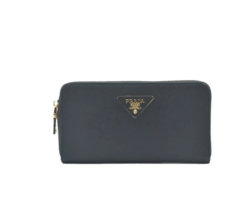 PRADA(プラダ) サフィアーノレザー 財布 ブラック