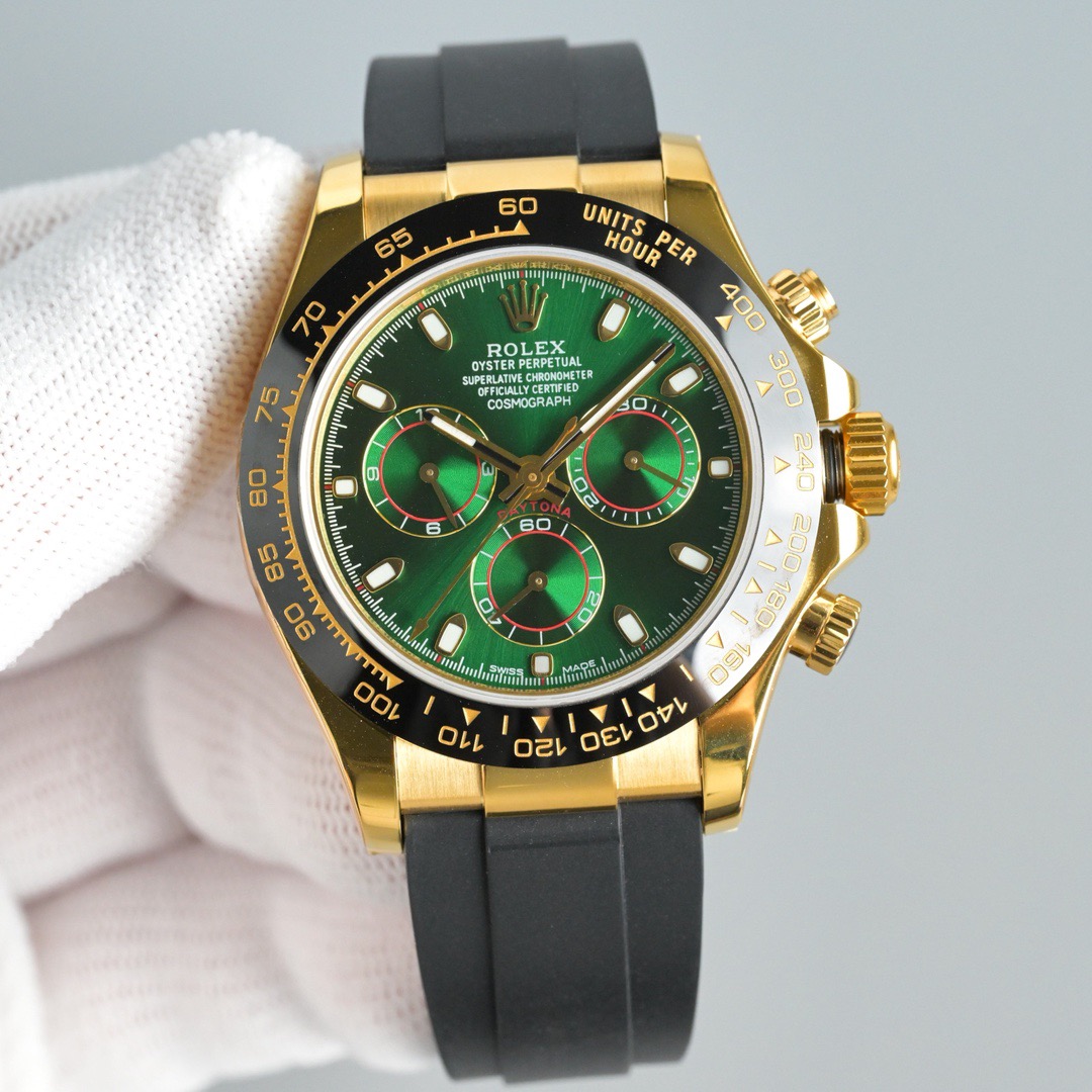 ROLEX（ロレックス）機械式腕時計 デイトナ 緑文字盤  40MM 腕時計