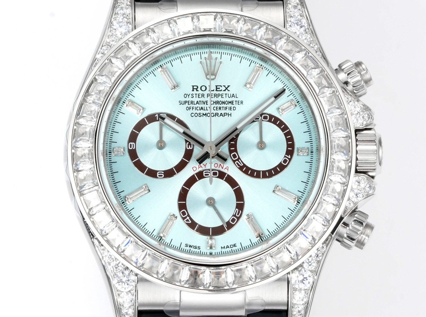 Rolex ロレックス 2025年新作 デイトナ 機械式腕時計 アイスブルー文字盤