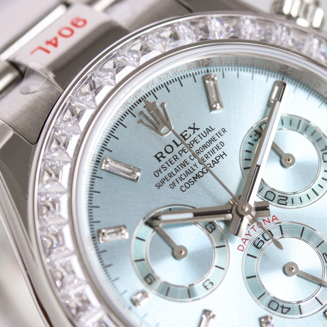 Rolex ロレックス 2025年新作 デイトナ 機械式腕時計 アイスブルー文字盤