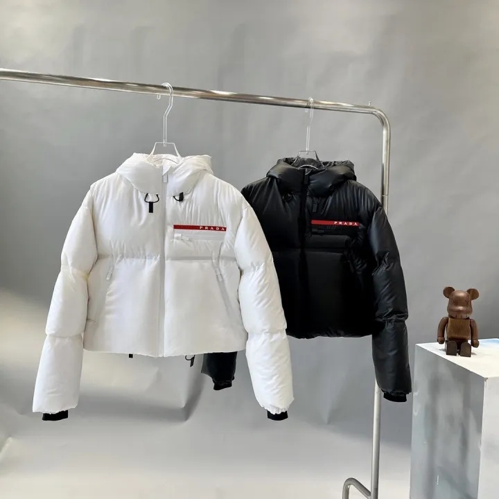 PRADAプラダ 冬のダウンジャケット 旬の新作 90%ホワイトダックダウンユニセックスMONCLER