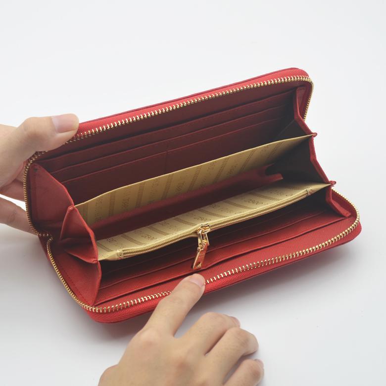 PRADA(プラダ) サフィアーノレザー 財布 レッド