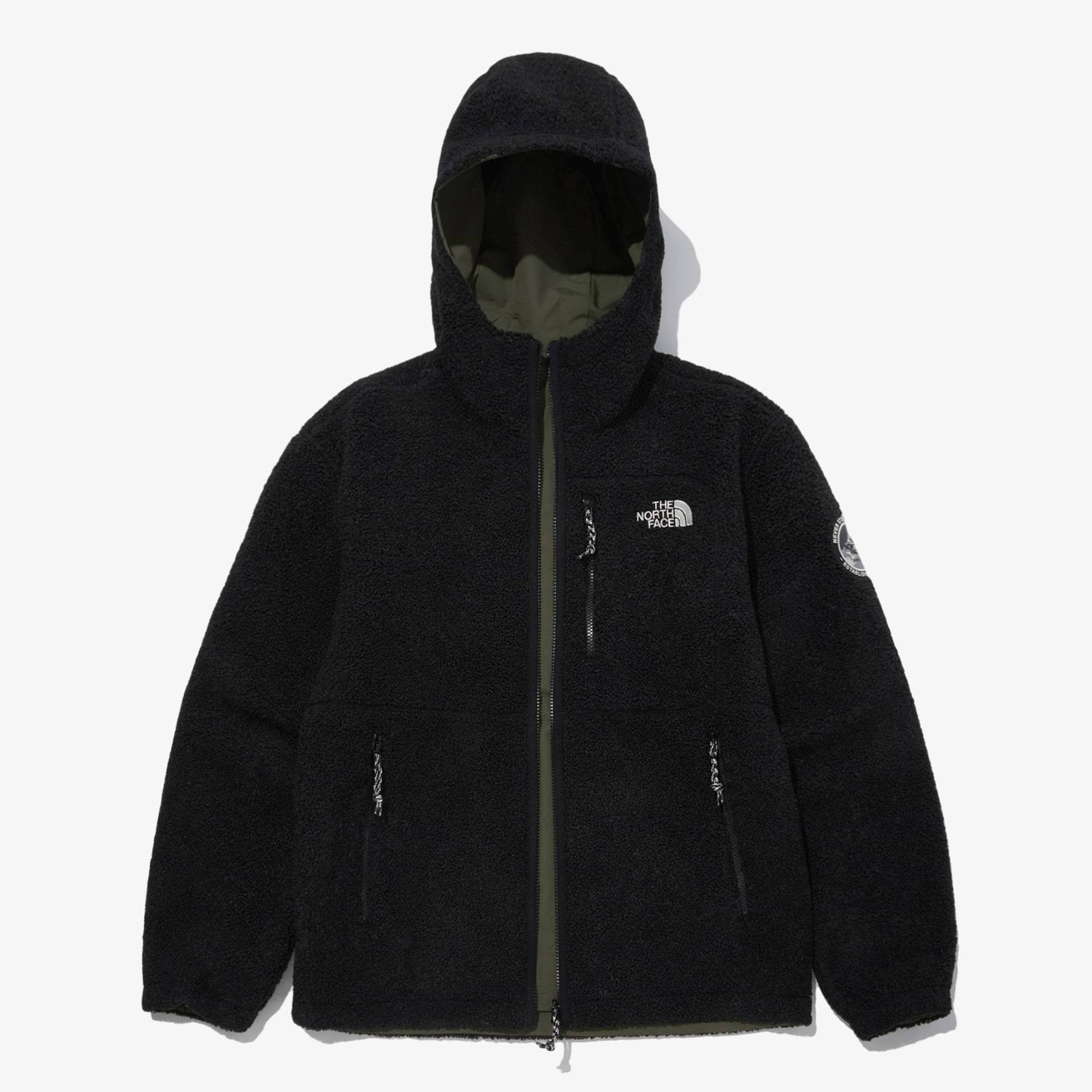 ★★★THE NORTH FACE★★★ DIXIE RVS FLEECE HOODIE NJ4FM70 リバーシブル フリース ダウン ジャケット フード レディース メンズ 韓国 2WAY 裏表 ショート ミドル 丈 かわいい 新作