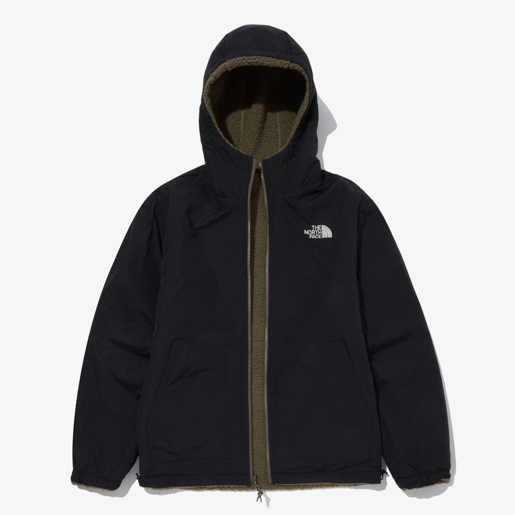 ★★★THE NORTH FACE★★★ DIXIE RVS FLEECE HOODIE NJ4FM70 リバーシブル フリース ダウン ジャケット フード レディース メンズ 韓国 2WAY 裏表 ショート ミドル 丈 かわいい 新作