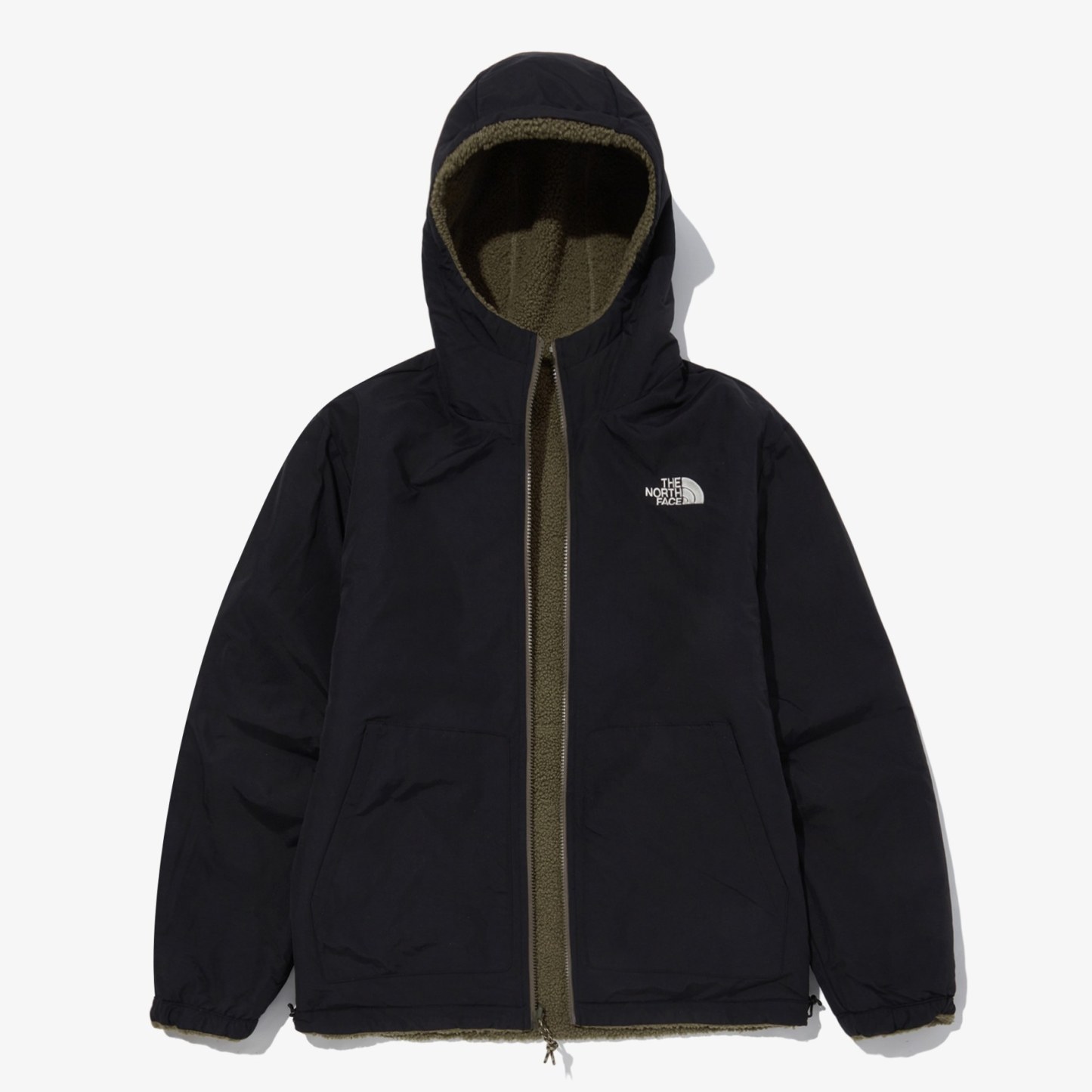 ★★★THE NORTH FACE★★★ DIXIE RVS FLEECE HOODIE NJ4FM70 リバーシブル フリース ダウン ジャケット フード レディース メンズ 韓国 2WAY 裏表 ショート ミドル 丈 かわいい 新作