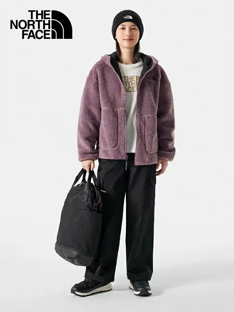 [ THE NORTH FACE ] レディース リバーシブルウォームフードジャケット レンコンパープル/ブラックインナー