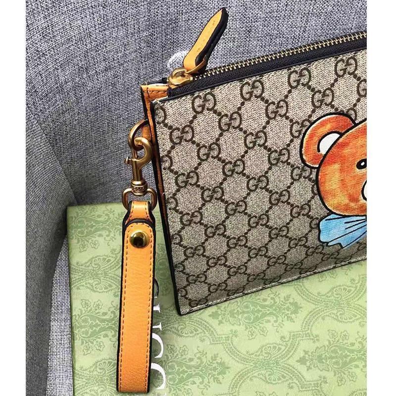 GUCCI(グッチ) × KAI テディベア クラッチバッグ