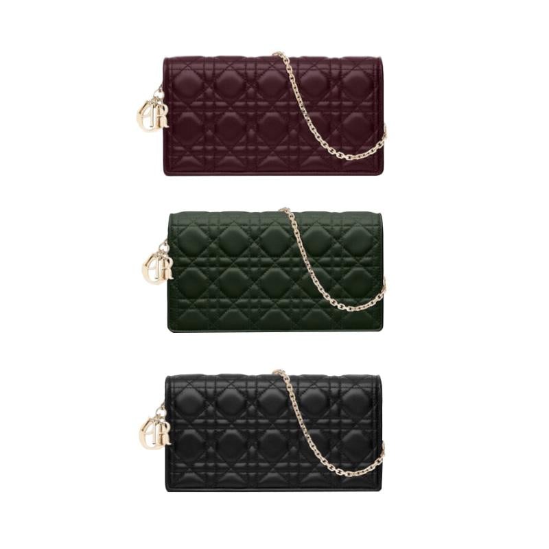 19/20AW Dior(ディオール) バッグ ショルダー レディディオール ラム 3色