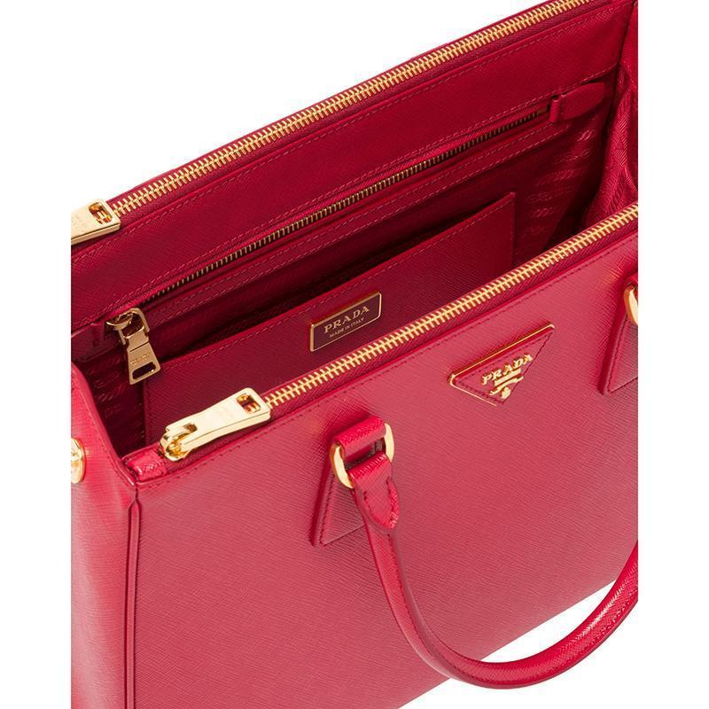 PRADA(プラダ) ガレリア ミディアム バッグ レッド