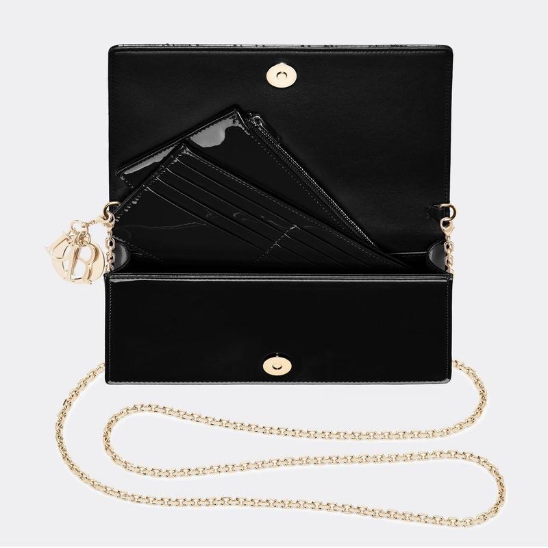 19/20AW Dior(ディオール) カーフスキン Lady Dior クラッチ