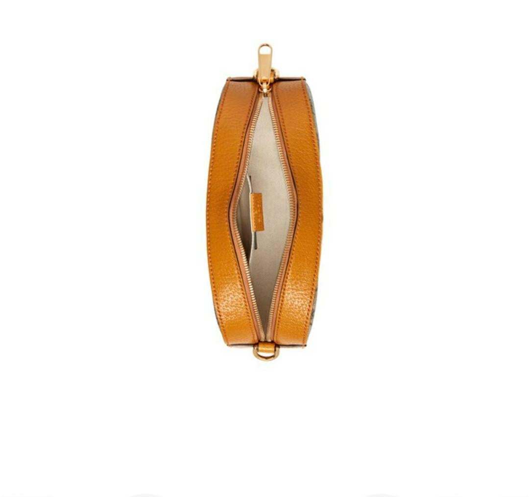 【GUCCI×KAIジョイントモデル】グッチ テディベアプリント キャンバス＆レザー ワンショルダー斜めカメラバッグ ベージュ エボニー