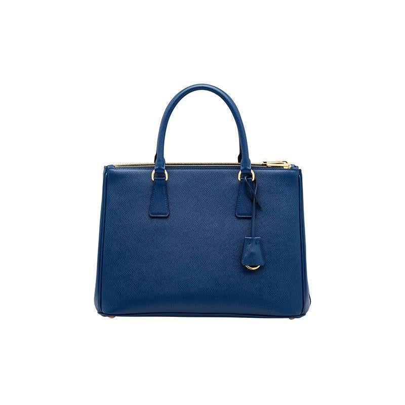 PRADA(プラダ) ガレリア ミディアム バッグ ブルー